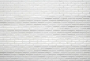 Pattern of white brick wall background