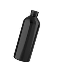 Blank metal mockup template 3d illustration.