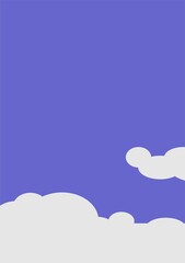 Template background cloud