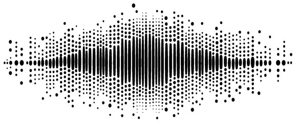 Vector line sound wave abstract background wave signal in vibration graphic design.	