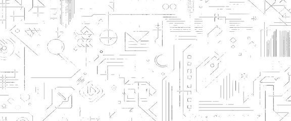 Vector Creative modern grunge sketch line pattern texture