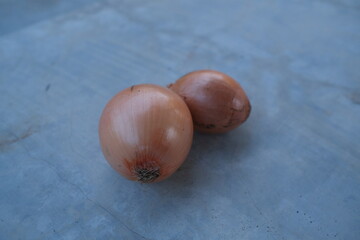Obraz premium photo of fresh shallots from the garden