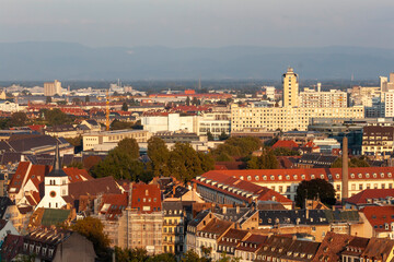 A stunning view from the observation deck of Strasbourg Cathedral