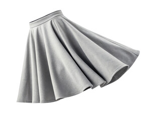 Fototapeta premium stylish gray skirt mockup showcasing flowing design perfect for fashion presentations and creative projects