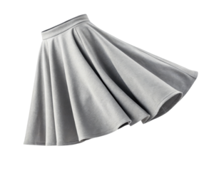 stylish gray skirt mockup showcasing flowing design perfect for fashion presentations and creative projects