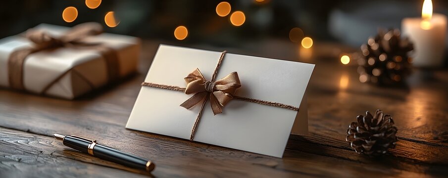 A heartfelt farewell message on a gift card