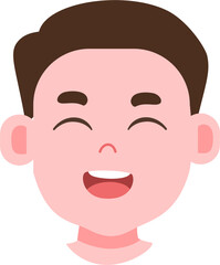 Expression face cute kids avatar 