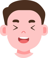 Expression face cute kids avatar 