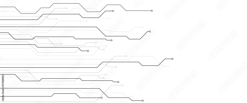 Poster Vector network connection and global communication technology background