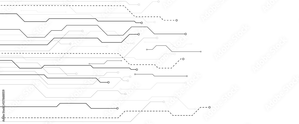 Aufkleber Vector network connection and global communication technology background