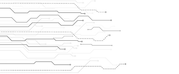 Fototapeta premium Vector network connection and global communication technology background