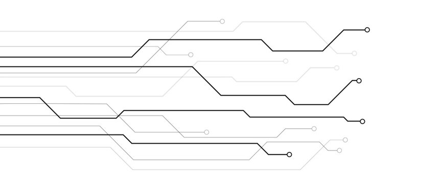 Vectors Abstract connecting lines and dots. Social networking, network connection and global communication technology background