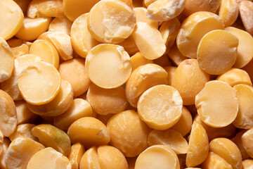 pea background texture highlighted on the side for creating presentations and graphic design, grain texture
