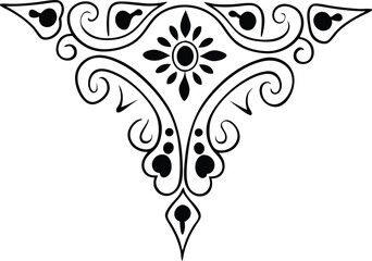 abstract floral design