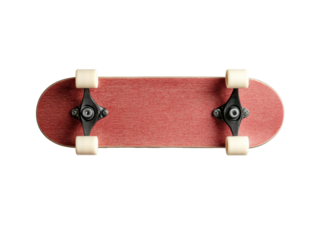 Mini skateboard design perfect for urban skating and tricks, cut out