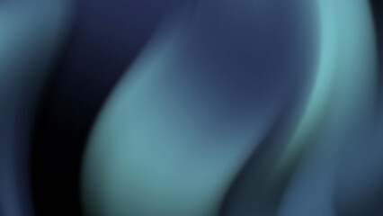 smooth dark gradient background with flowing teal and blue shapes