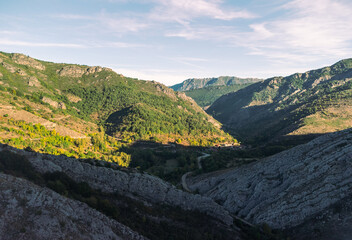 Obraz premium mountain landscape in the morning