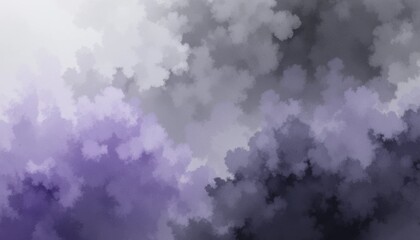 Fototapeta premium Abstract Purple and Gray Swirls A Dreamy Digital Painting