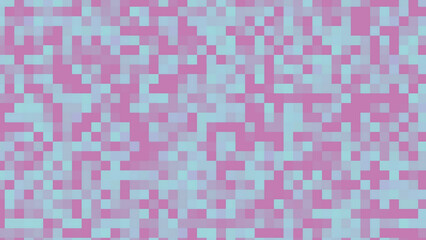 Abstract Pink and Blue Pixel Art Patterned Background for Design