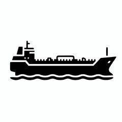 Obraz premium International Cargo Vessel Navigating Trade Routes: Ship, Freight, and Maritime Industry Transport