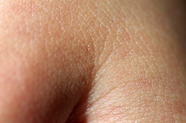 Fototapeta premium Close-up of human skin