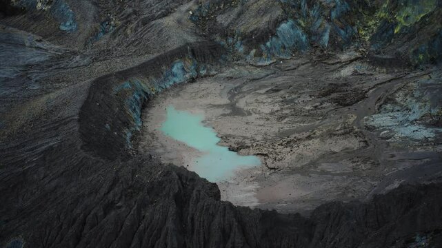 The crater of Mount Tangkuban Perahu, Bandung, West Java

