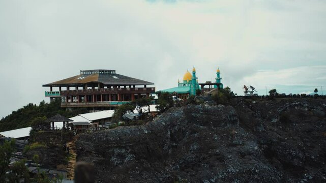 The crater of Mount Tangkuban Perahu, Bandung, West Java
