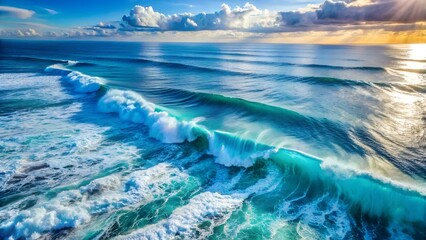 Winter landscape with lake.