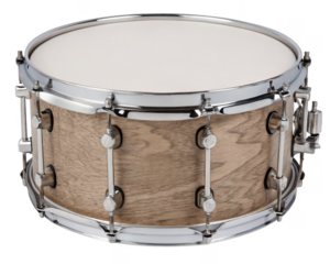 Snare Drum isolated on a transparent background.
