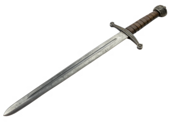  Sword isolated on a transparent background.