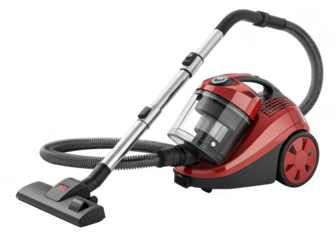 Vacuum Cleaner isolated on a transparent background.