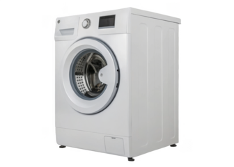 Washing machine isolated on a transparent background.