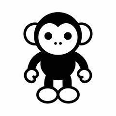 Fototapeta premium Cute cartoon illustration of a teddy bear and a baby mouse having fun together