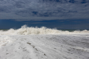 Black sea coast in summer