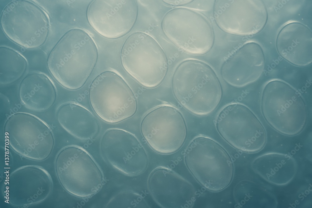 Poster intricate bubble wrap pattern creates a visually appealing textured background, suitable for diverse