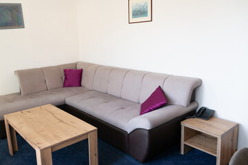 A peaceful rehabilitation center room where patients rest and recover after therapy sessions, promoting healing and well being.