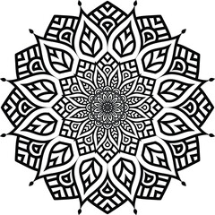 Mandala vector icon for your design, easily editable vector icon.