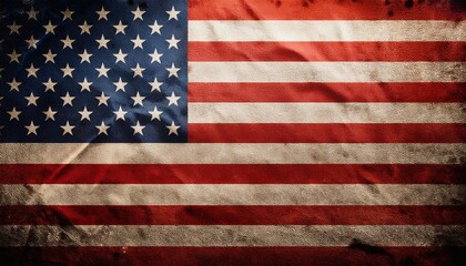 grunge usa flag american flag with grunge texture