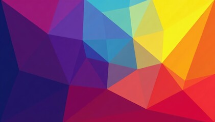 Obraz premium Abstract geometric shapes, vibrant color gradients, bold, vibrant, surface