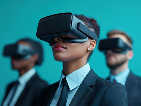 Virtual reality experience for professionals office environment interactive technology immersive learning