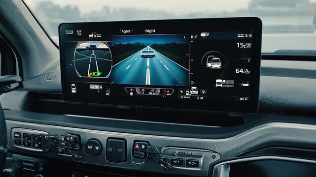 ADAS systems in a car.