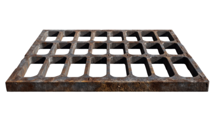 Old brown wooden box with black abacus object