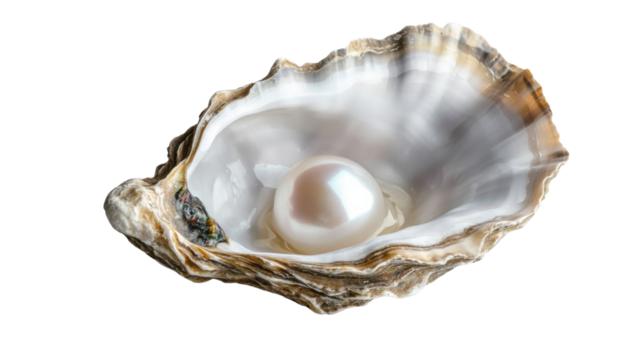 sea shell on white background