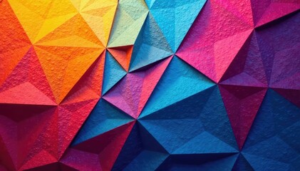 Fototapeta premium Abstract geometric shapes create a vibrant, textured background , dots, bright