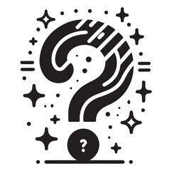 Question mark icon symbol collection on white background.