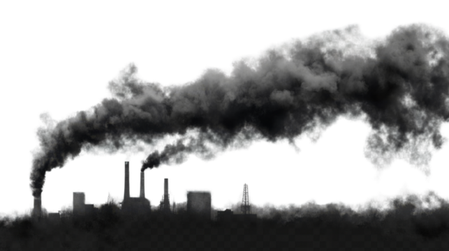 smoke from a factory - Powered by Adobe