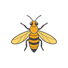 Bee vector art illustraion design.