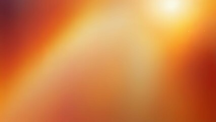 Realistic frosted glass effect with warm sunset hues, featuring soft blur and glowing transparency, creating a warm and elegant abstract background.