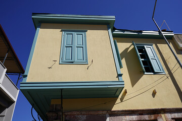 Obraz premium Old Building in Ayvalik Town, Balikesir, Turkiye