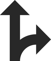 Fototapeta premium Arrow flat web icon concept